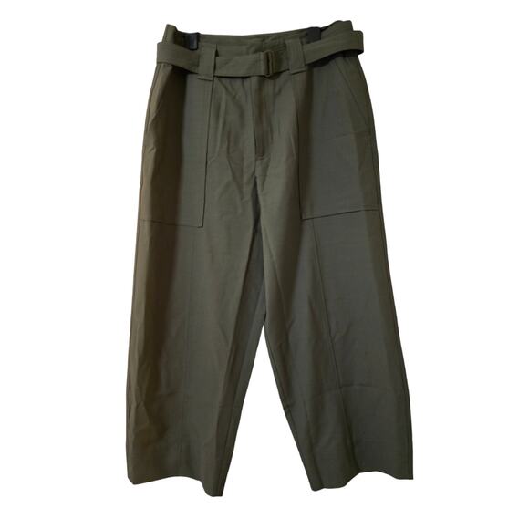 NwT GSTQ Size 6 Cropped Cargo Utility pants with belt - Picture 1 of 3